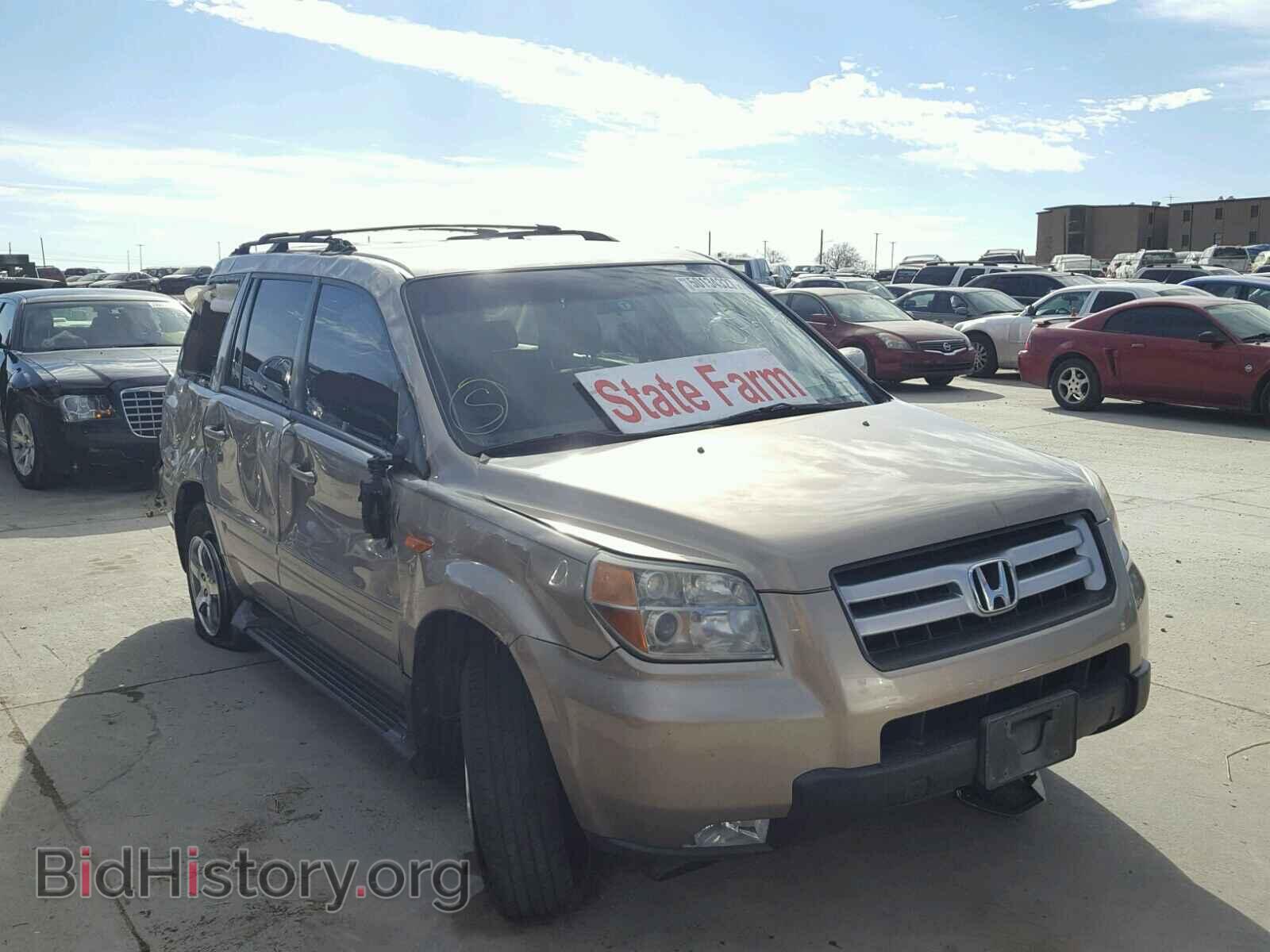 Фотография 5FNYF28447B028271 - HONDA PILOT 2007
