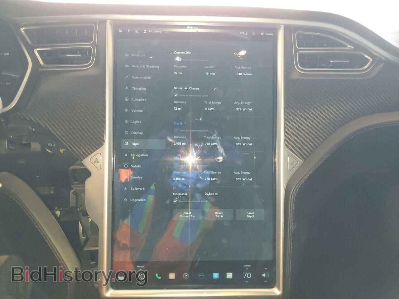 2015 TESLA MODEL S - VIN: 5YJSA1E43FF112129 - Photo 9