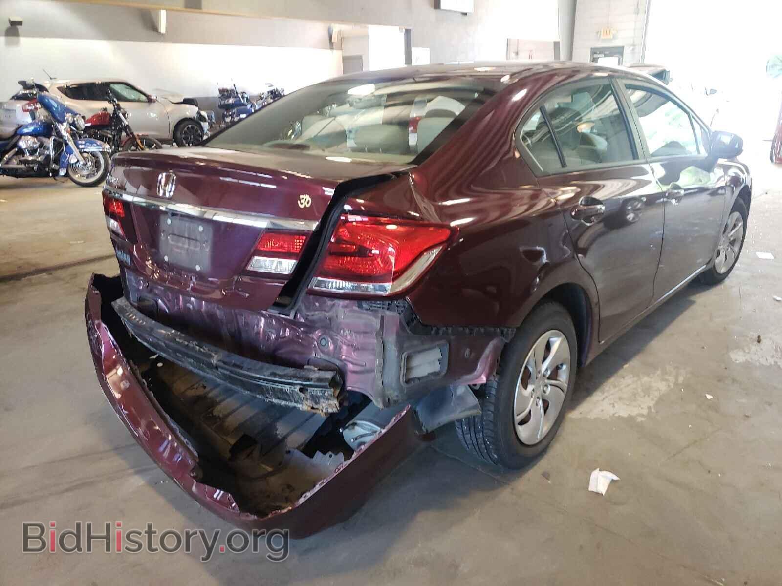 2013 HONDA CIVIC - VIN: 19XFB2F5XDE061274 - Фото 4
