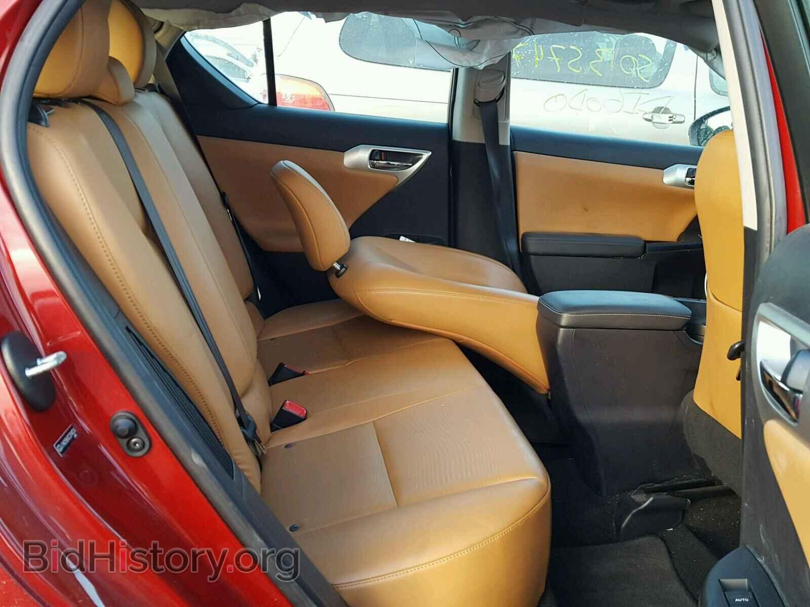 2012 LEXUS CT 200 - VIN: JTHKD5BH3C2094024 - Фото 6