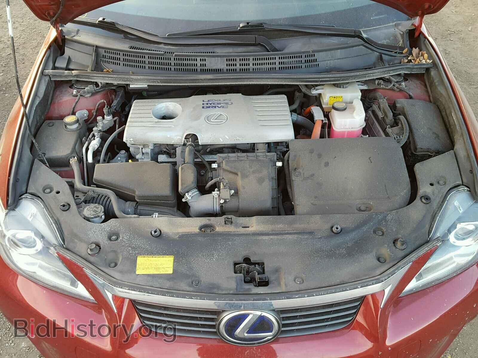 2012 LEXUS CT 200 - VIN: JTHKD5BH3C2094024 - Фото 7