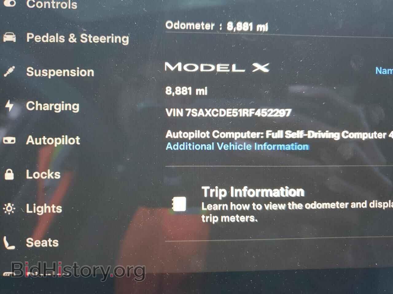 2024 TESLA MODEL X - VIN: 7SAXCDE51RF452297 - Фото 9