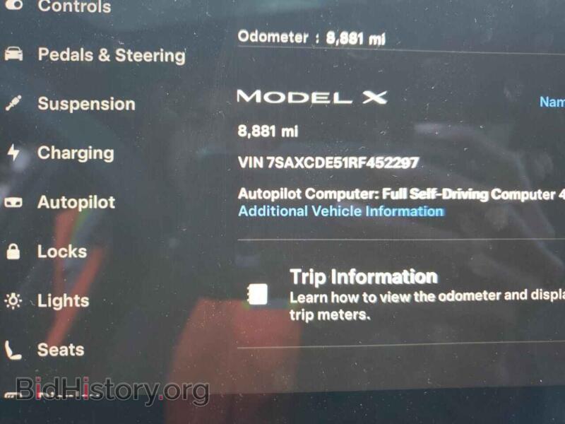2024 Tesla MODEL X (VIN 7SAXCDE51RF452297) — фото 9 из 15