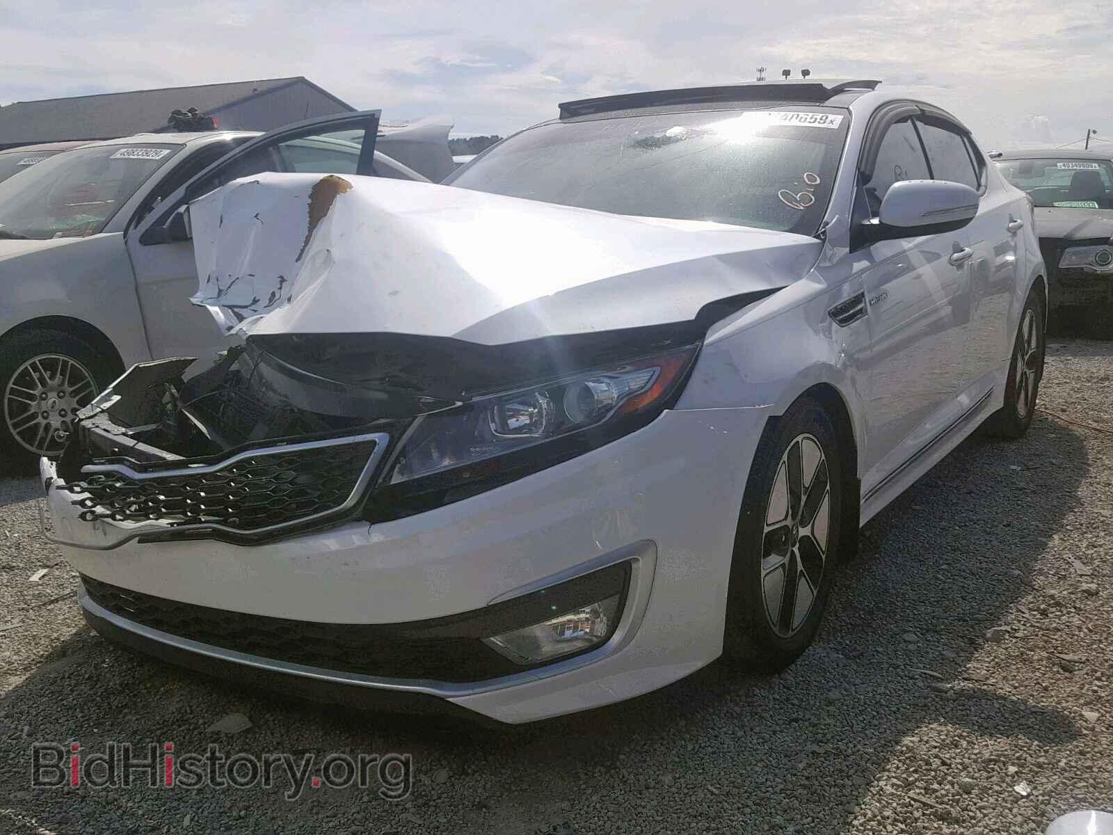 2013 KIA OPTIMA HYB - VIN: KNAGM4AD5D5048059 - Фото 2