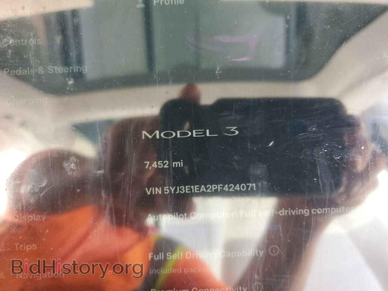 2023 TESLA MODEL 3 - VIN: 5YJ3E1EA2PF424071 - Фото 9