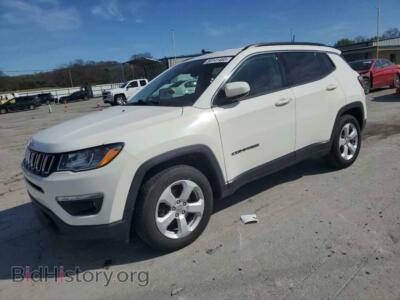 2020 Jeep COMPASS LATITUDE, white — VIN 3C4NJCBB6LT153119, Copart