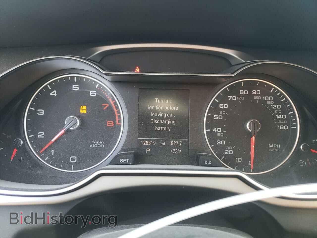2013 AUDI A4 - VIN: WAUKFAFL2DN043727 - Фото 9