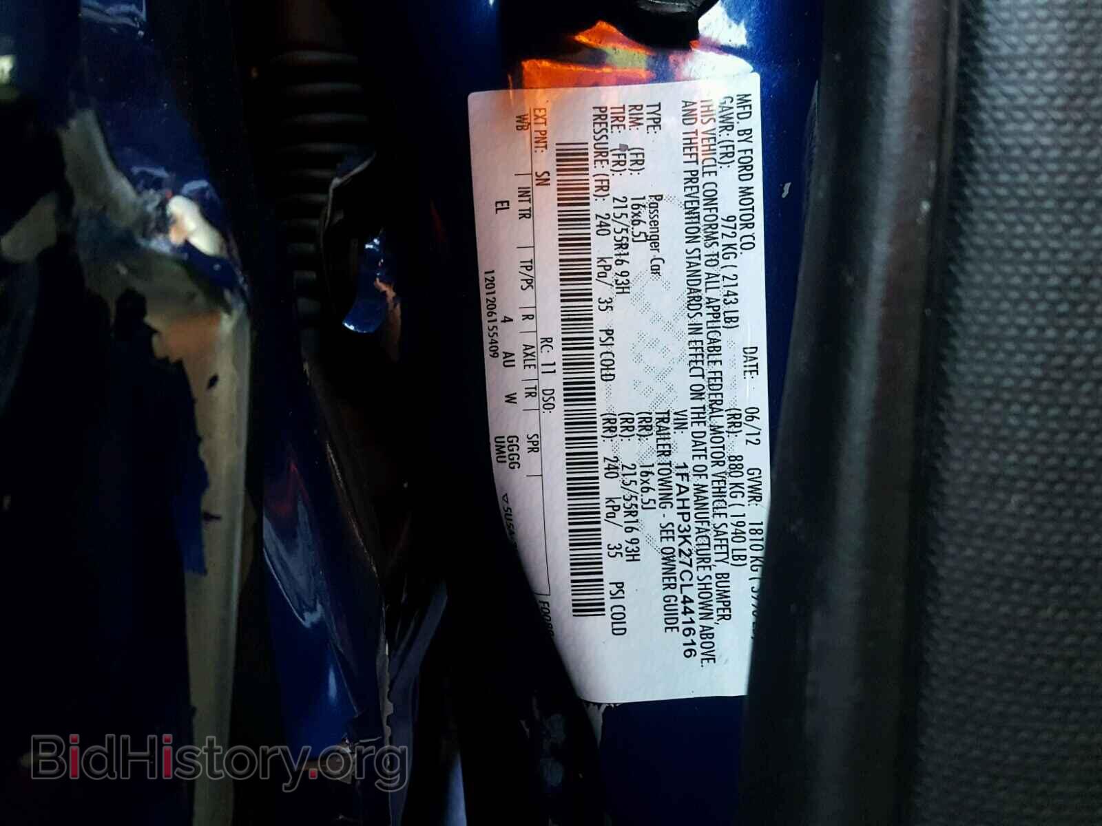 2012 FORD FOCUS - VIN: 1FAHP3K27CL441616 - Photo 10