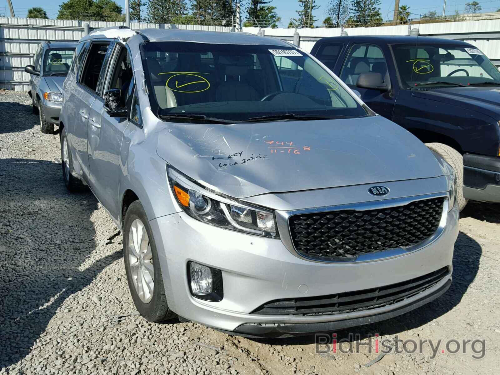 Фотография KNDMC5C16G6107491 - KIA SEDONA 2016