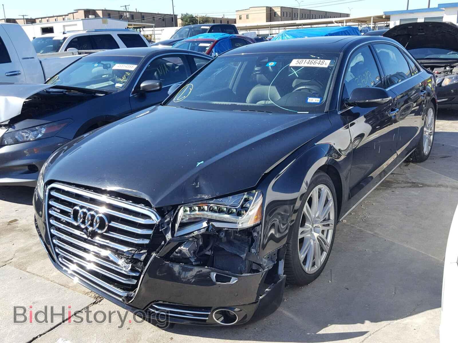 2013 AUDI A8 - VIN: WAUR2AFD7DN028384 - Фото 2