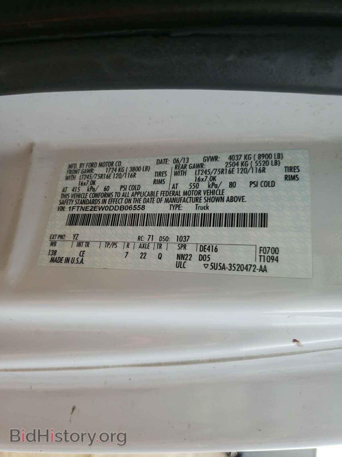 2013 FORD ECONOLINE - VIN: 1FTNE2EW0DDB06558 - Photo 10