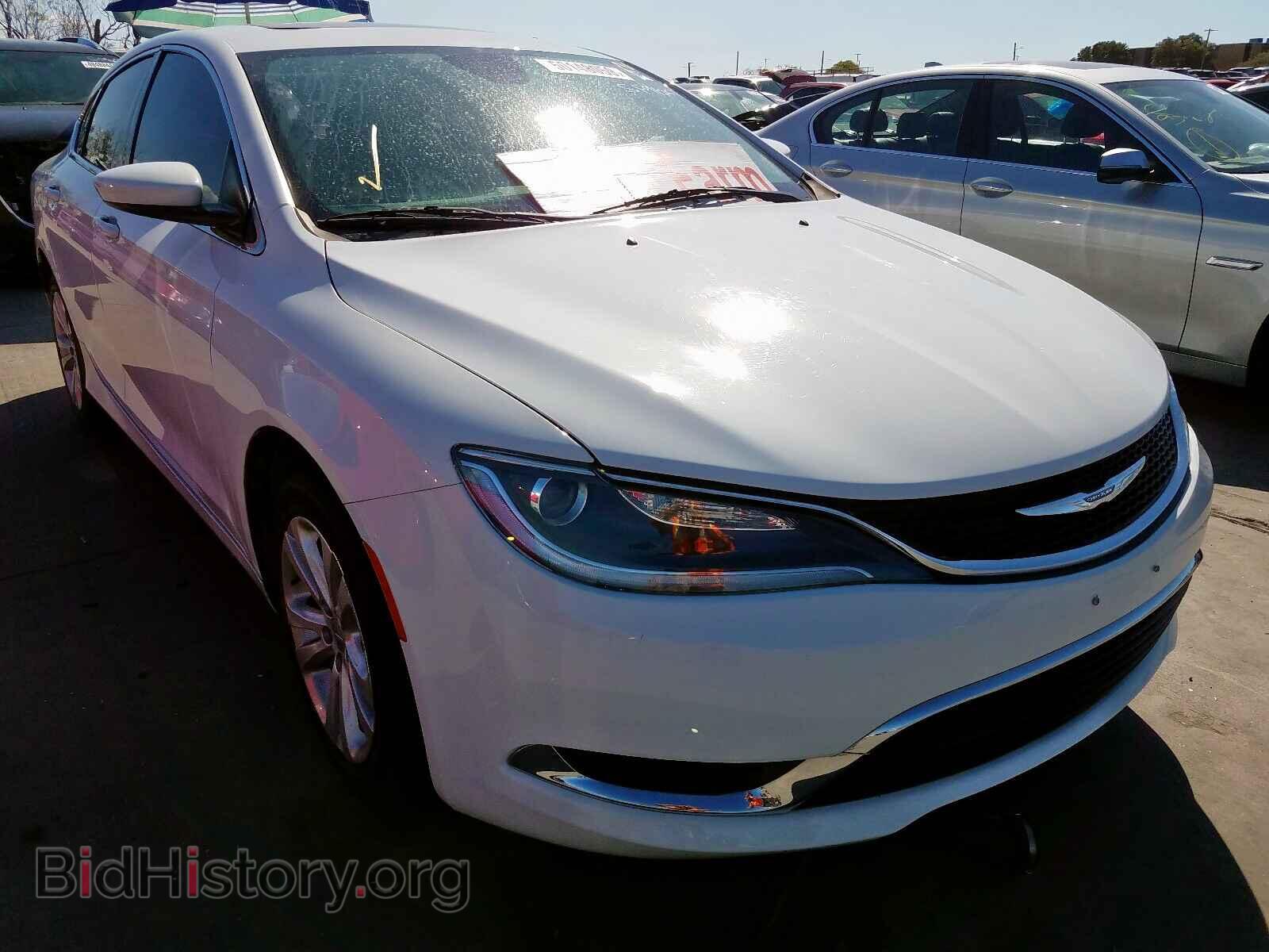 Фотография 1C3CCCAB5GN100022 - CHRYSLER 200 2016