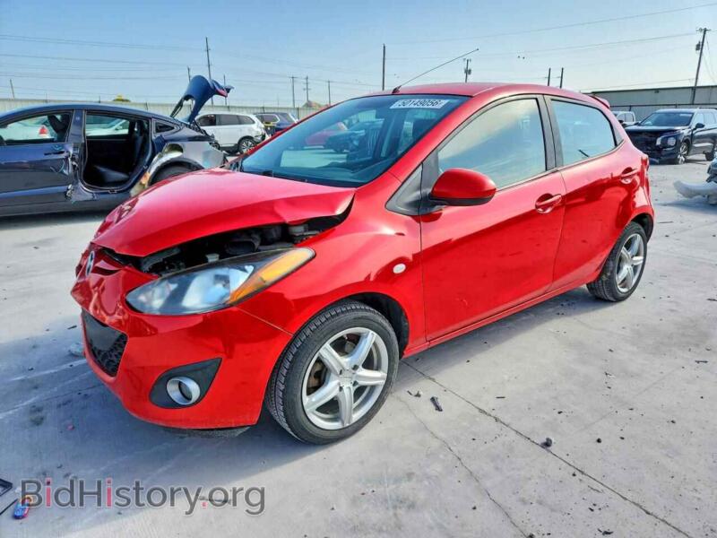 2013 Mazda 2 (VIN JM1DE1LZ7D0163902) — photo 1 of 14, Copart, damage: front end