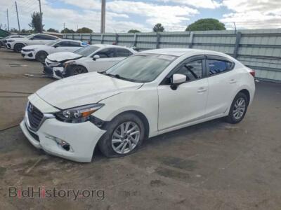 2017 Mazda 3 Sport, white — VIN 3MZBN1U77HM124392, Copart