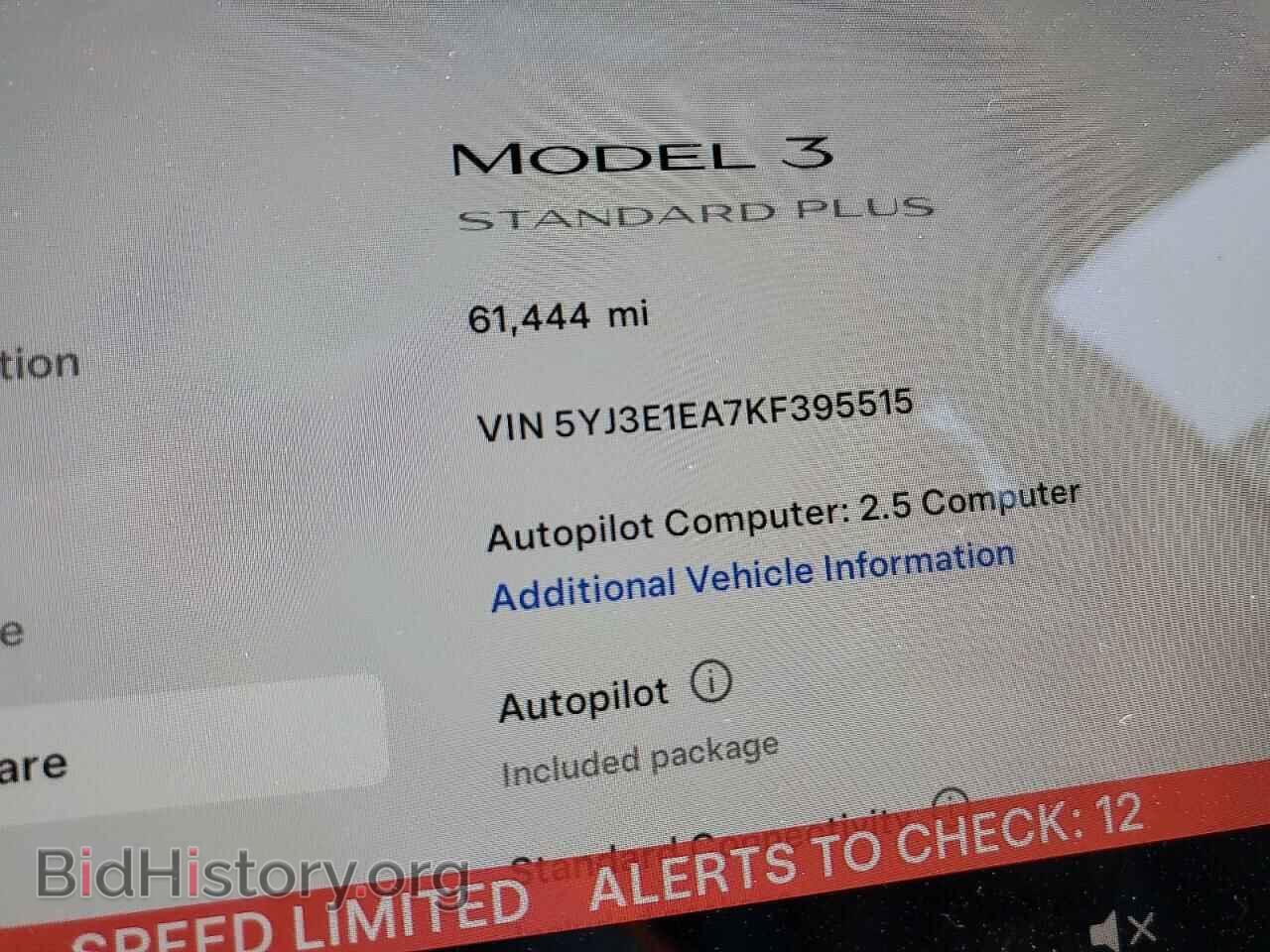 2019 TESLA MODEL 3 - VIN: 5YJ3E1EA7KF395515 - Фото 9