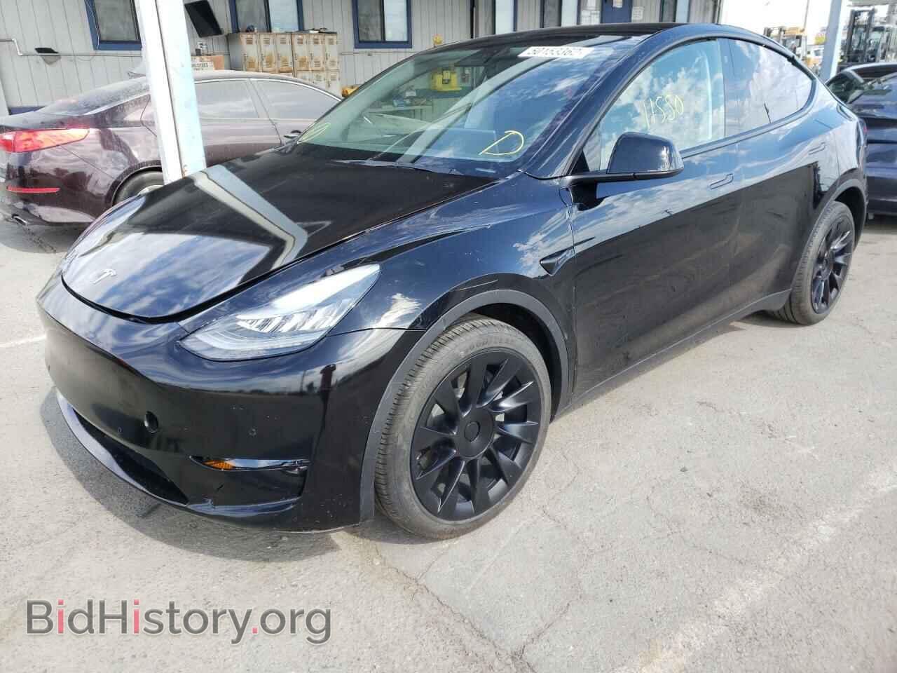 2021 TESLA MODEL Y - VIN: 5YJYGDEEXMF183103 - Фото 2