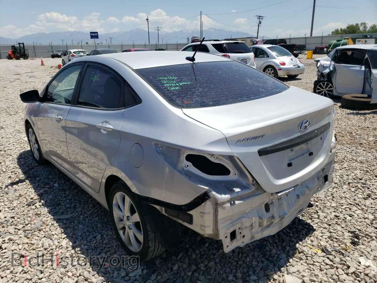 2012 HYUNDAI ACCENT - VIN: KMHCU4AE2CU248875 - Фото 3