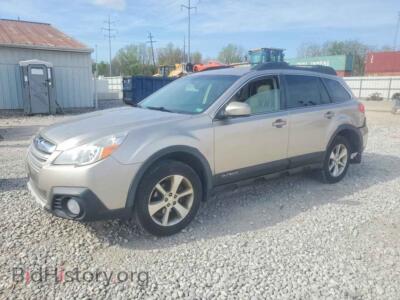 2014 Subaru OUTBACK 2.5I Limited, кремовый — VIN 4S4BRBLC7E3318358, Copart