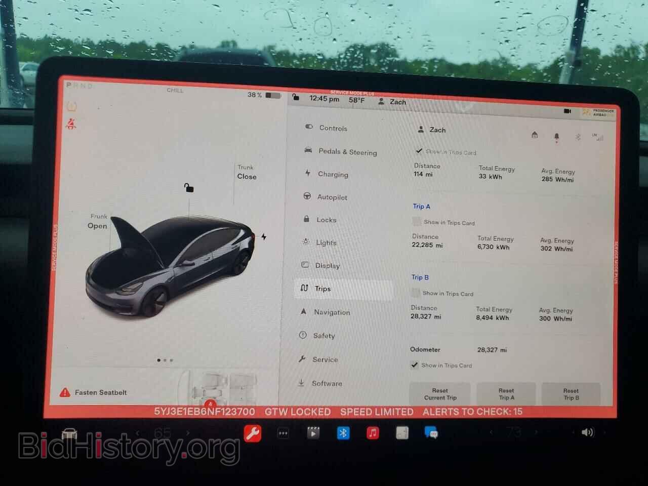 2022 TESLA MODEL 3 - VIN: 5YJ3E1EB6NF123700 - Фото 9