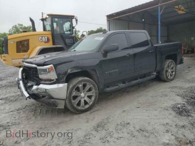 2018 Chevrolet SILVERADO, черный — VIN 3GCPCREC3JG379392, Copart