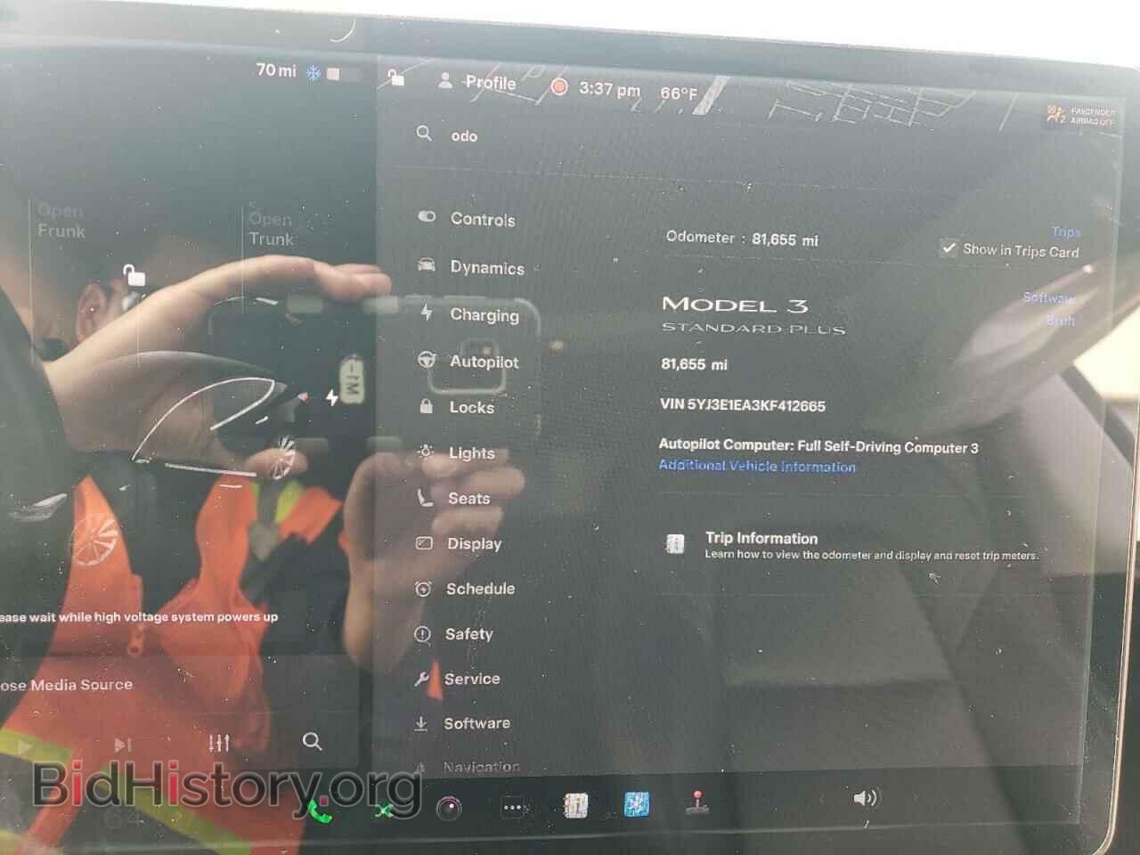 2019 TESLA MODEL 3 - VIN: 5YJ3E1EA3KF412665 - Photo 9