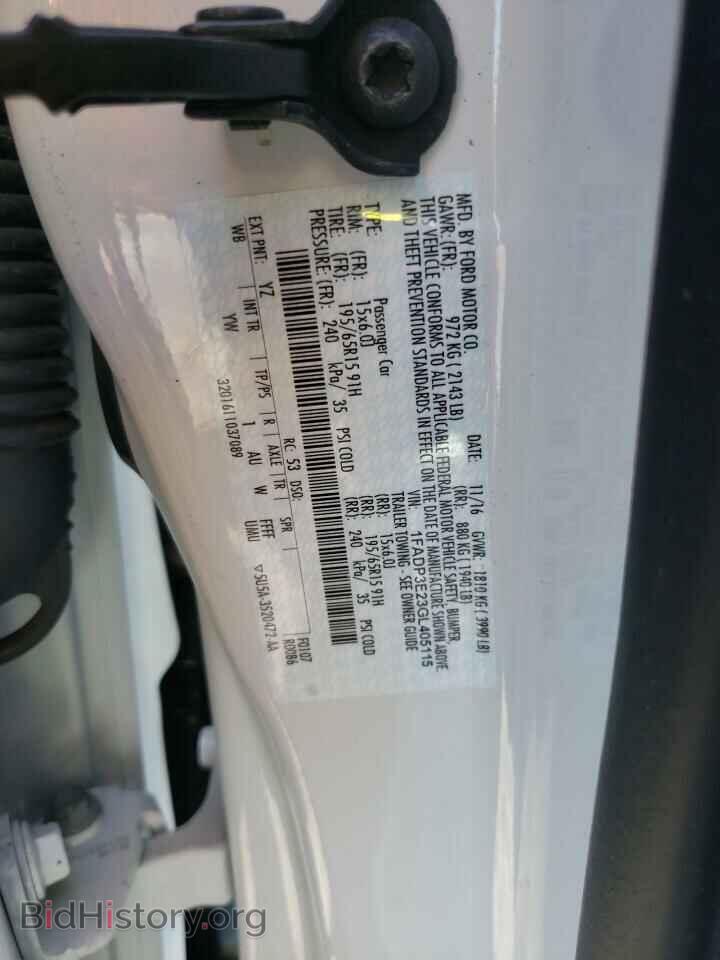 2016 FORD FOCUS - VIN: 1FADP3E23GL405115 - Фото 10