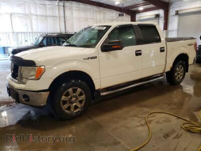 2013 Ford F150 Supercrew, white — VIN 1FTFW1EF6DFD21460, Copart