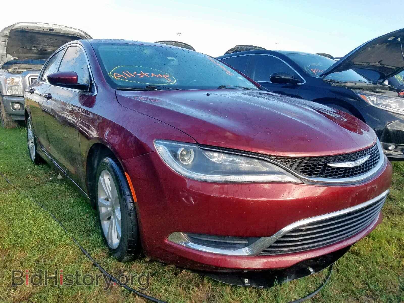 Фотография 1C3CCCAB9GN165195 - CHRYSLER 200 2016