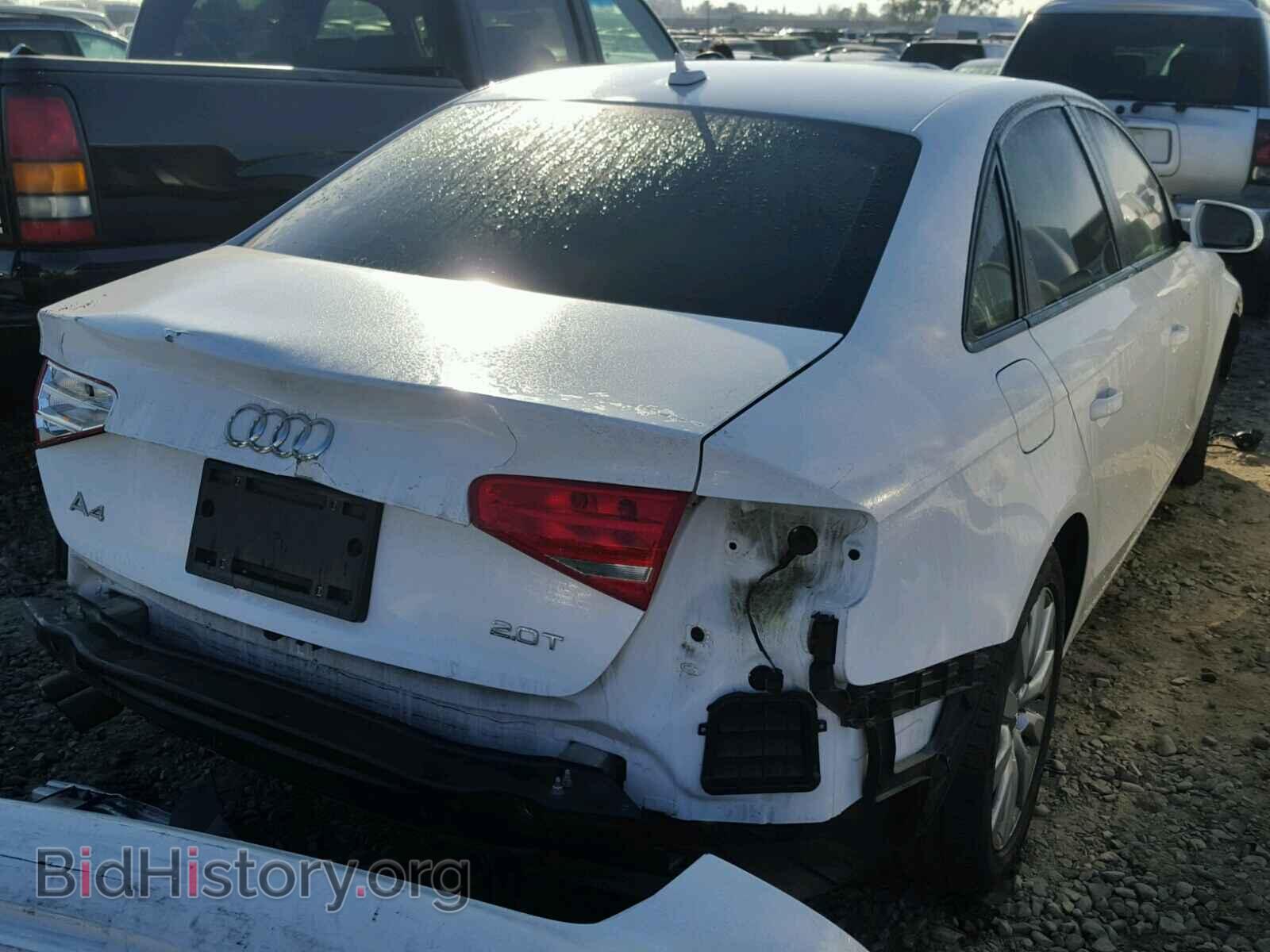 2013 AUDI A4 - VIN: WAUAFAFL0DN037632 - Фото 4