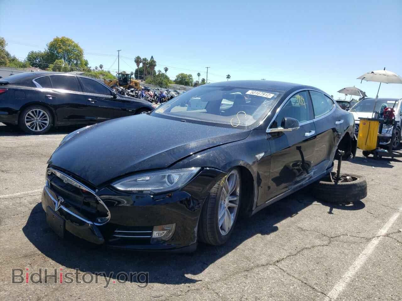 2014 TESLA MODEL S - VIN: 5YJSA1S18EFP37666 - Photo 2