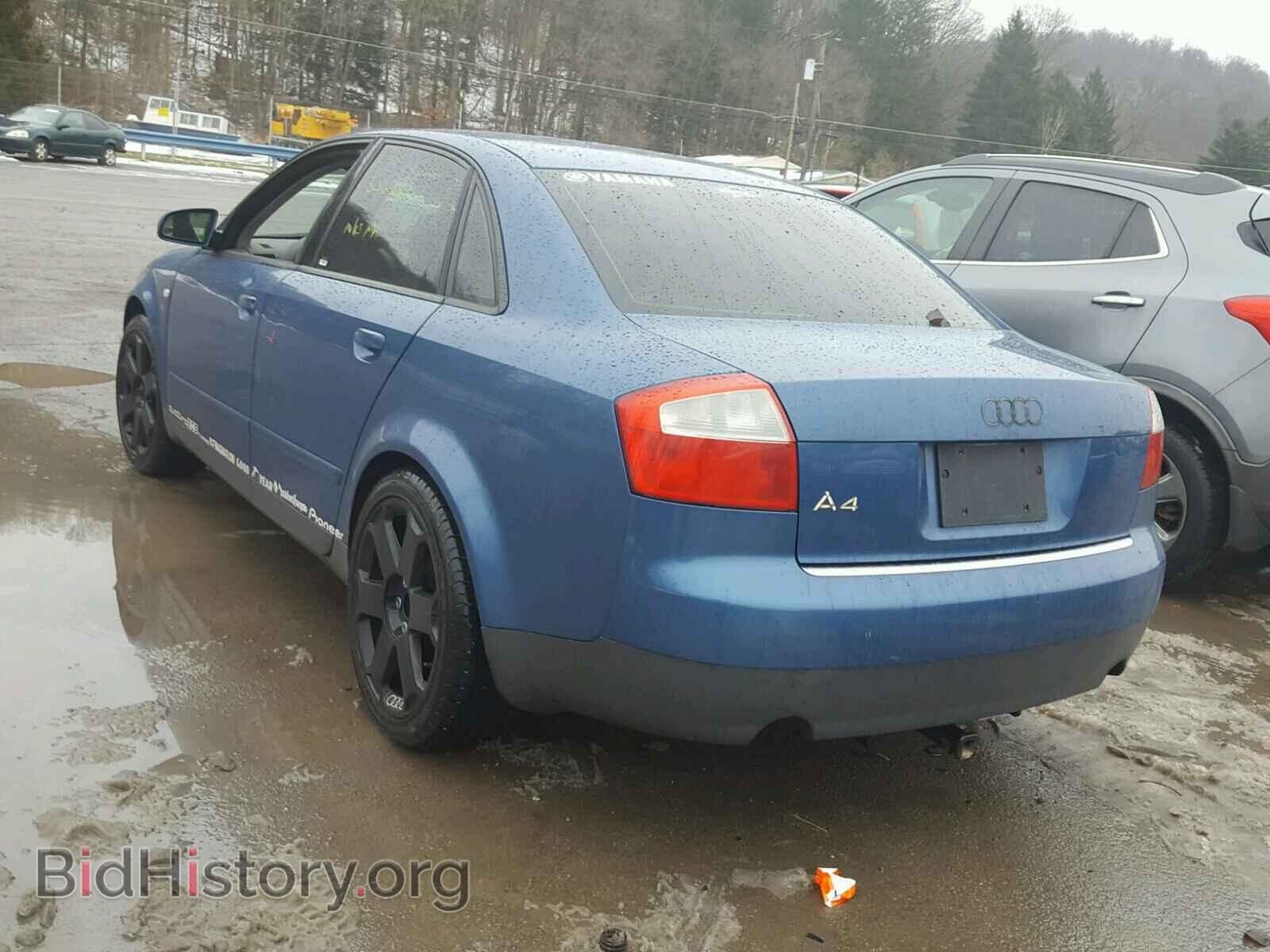 2002 AUDI A4 - VIN: WAULC68E42A295315 - Фото 3