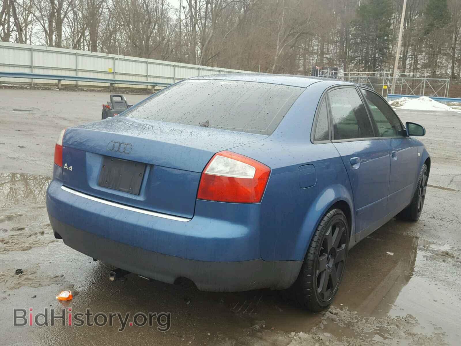 2002 AUDI A4 - VIN: WAULC68E42A295315 - Фото 4