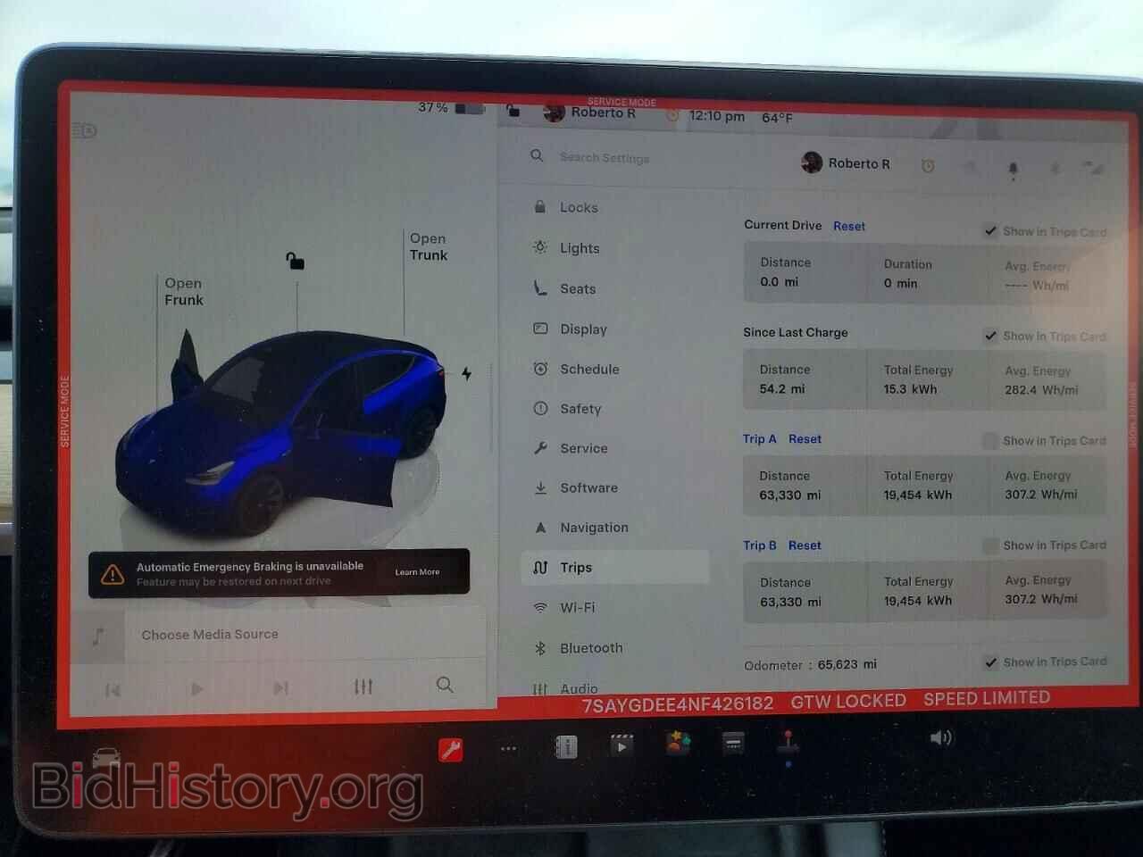 2022 TESLA MODEL Y - VIN: 7SAYGDEE4NF426182 - Фото 9