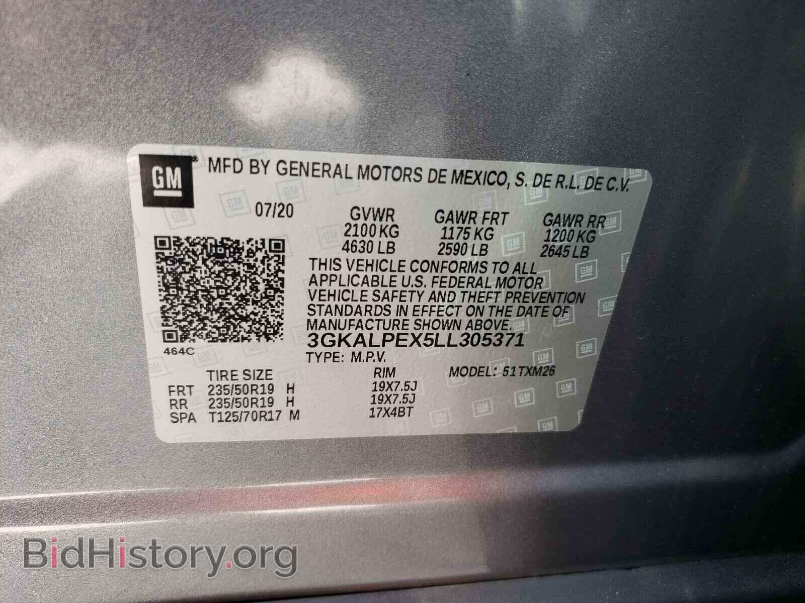 2020 GMC TERRAIN - VIN: 3GKALPEX5LL305371 - Фото 10