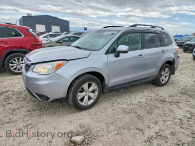 2015 Subaru FORESTER 2.5I Premium, серебристый — VIN JF2SJADC0FH539083, Copart