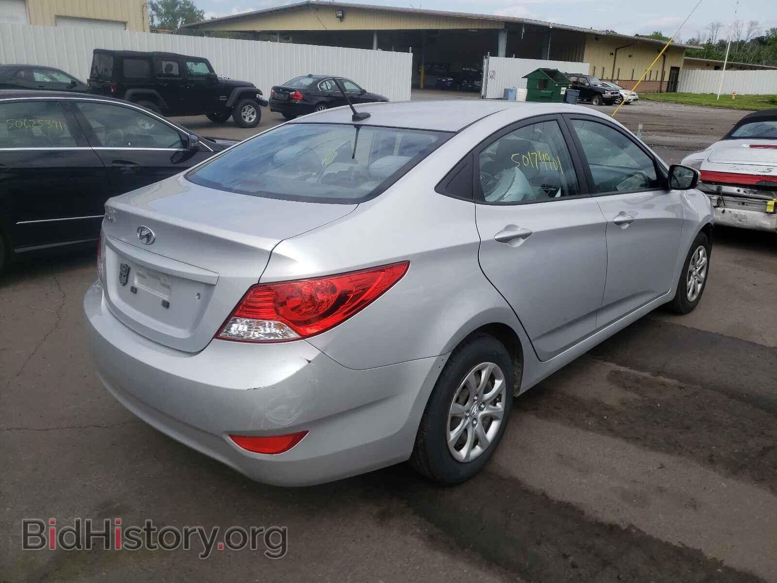 2014 HYUNDAI ACCENT - VIN: KMHCT4AE1EU702930 - Фото 4