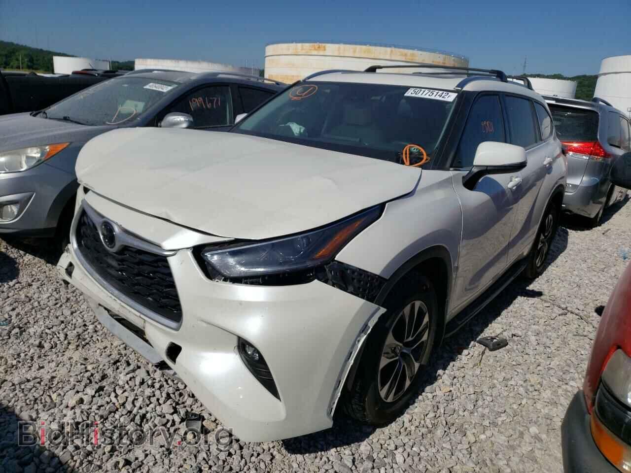 2021 TOYOTA HIGHLANDER - VIN: 5TDGZRAH9MS522805 - Фото 2