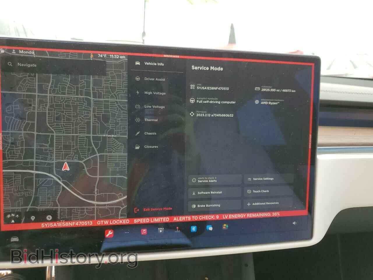 2022 TESLA MODEL S - VIN: 5YJSA1E58NF470513 - Photo 9