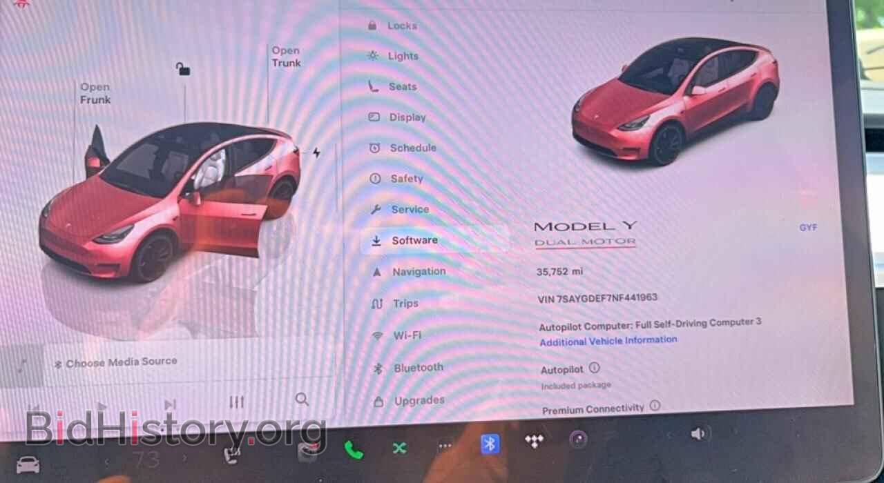 2022 TESLA MODEL Y - VIN: 7SAYGDEF7NF441963 - Фото 8