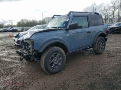 2023 Ford BRONCO Bronco BAS, blue — VIN 1FMDE5AP4PLB22442, Copart