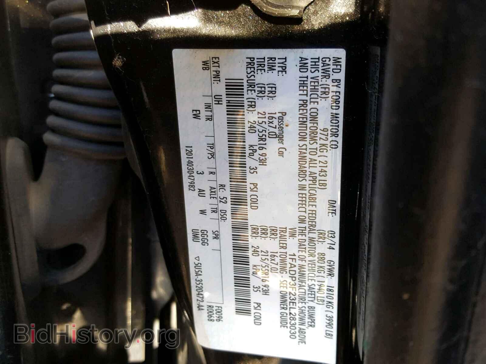 2014 FORD FOCUS - VIN: 1FADP3F23EL283030 - Photo 10