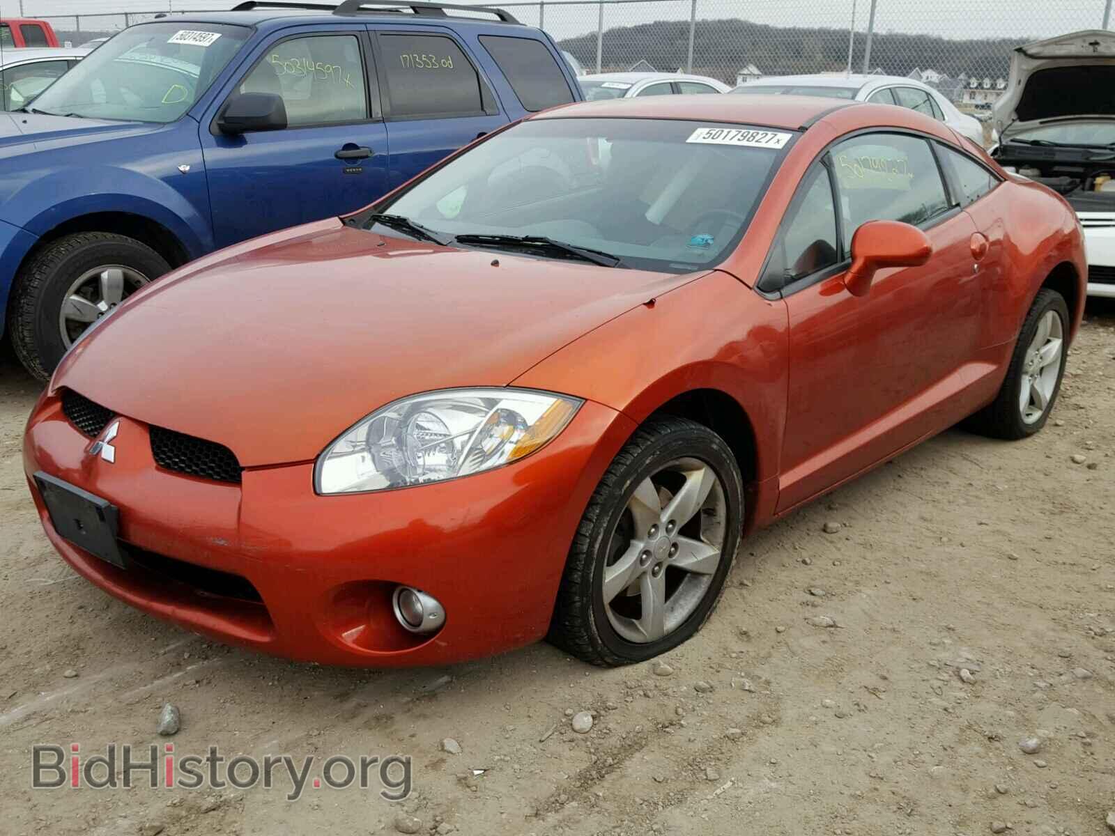 2006 MITSUBISHI ECLIPSE - VIN: 4A3AK34T86E010112 - Фото 2