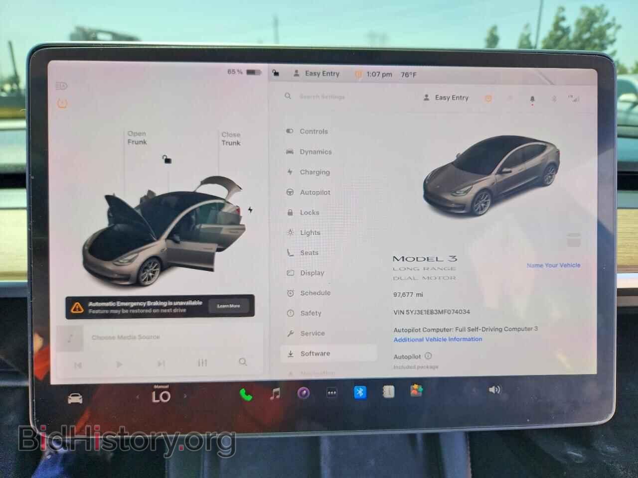 2021 TESLA MODEL 3 - VIN: 5YJ3E1EB3MF074034 - Photo 9