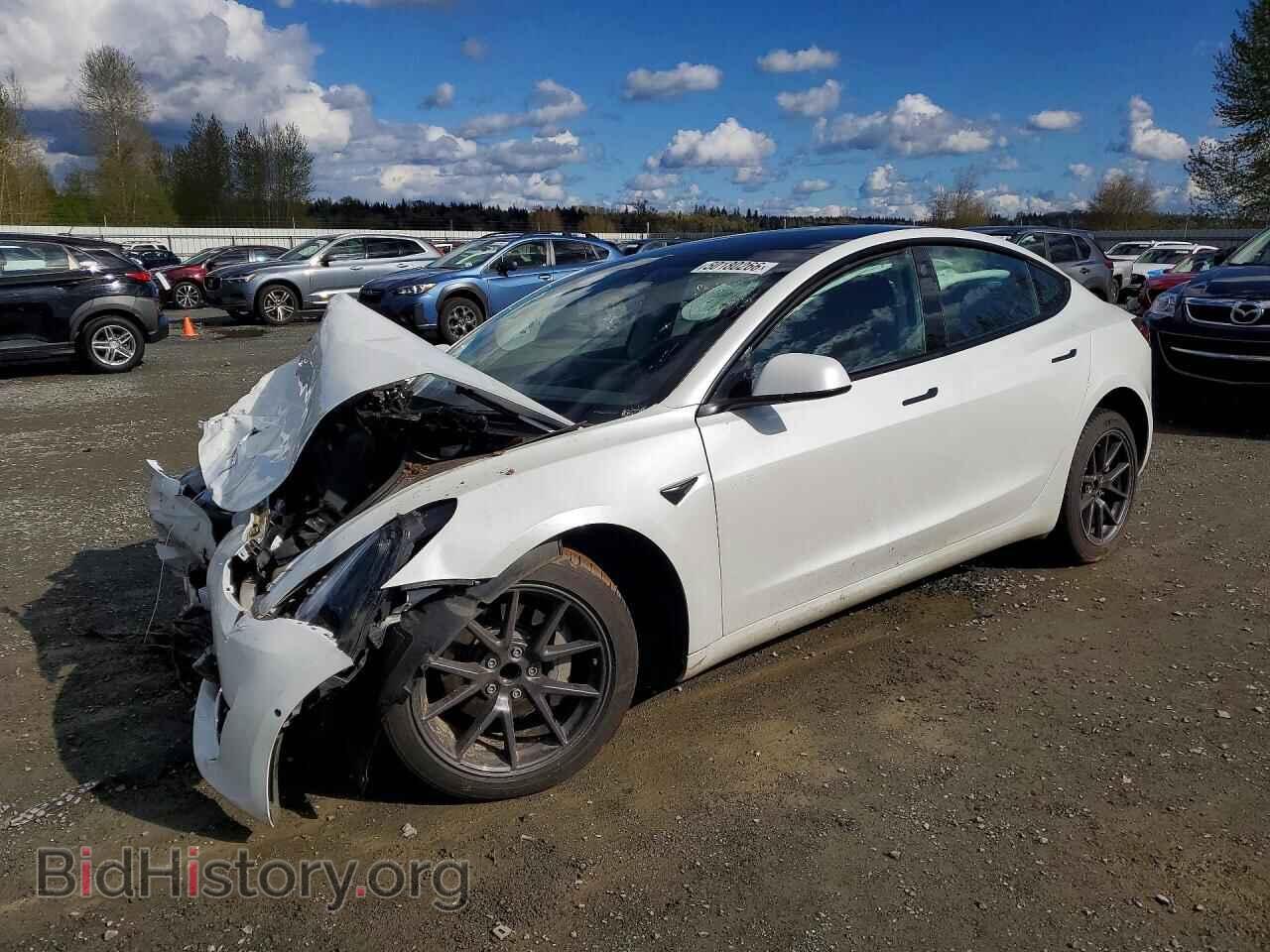 Photo 5YJ3E1EAXMF053138 - TESLA MODEL 3 2021