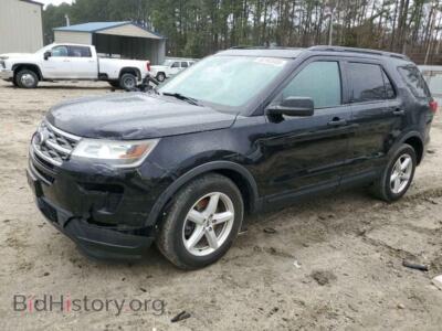 2018 Ford EXPLORER, black — VIN 1FM5K7B85JGB76011, Copart