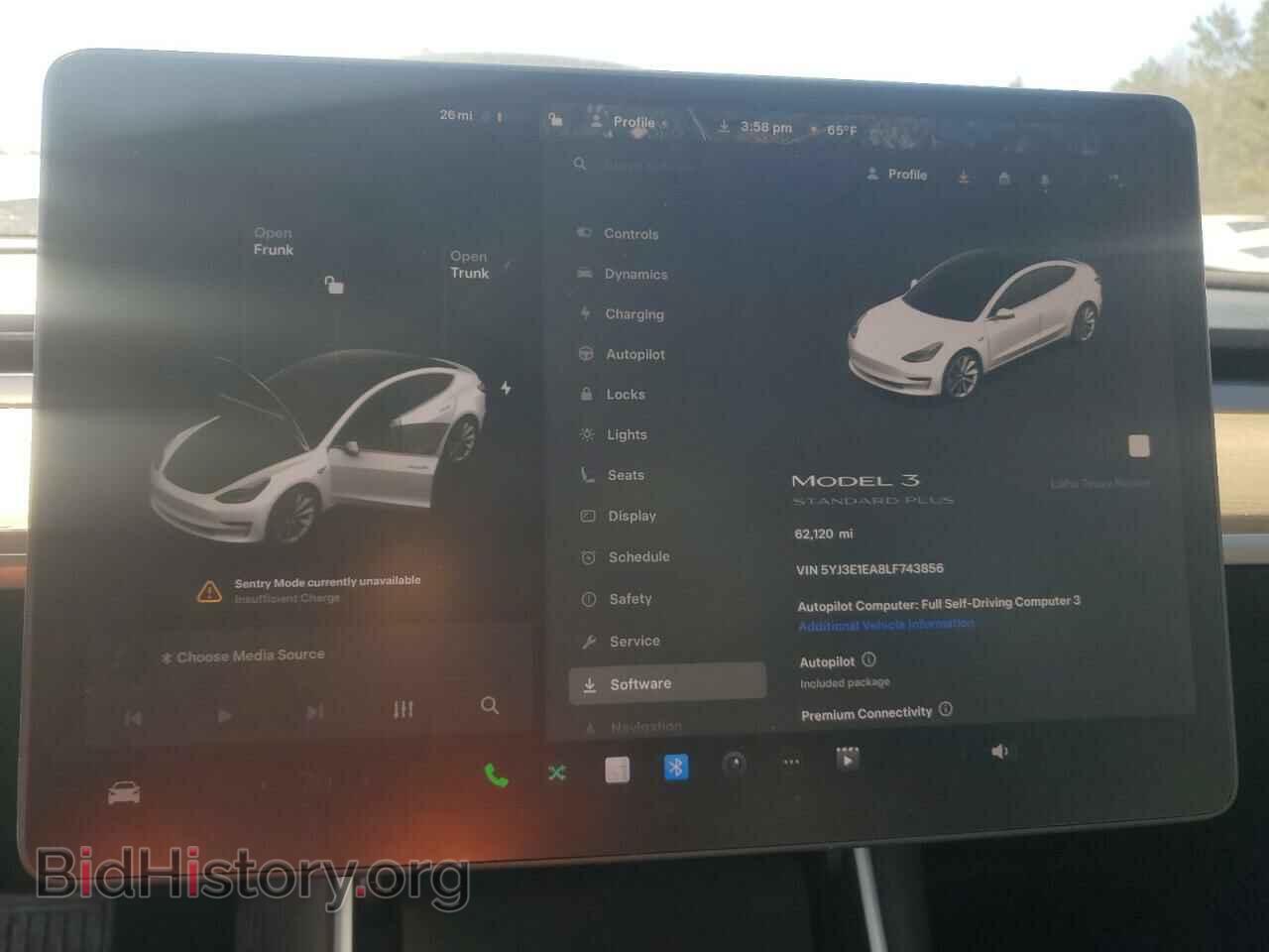 2020 TESLA MODEL 3 - VIN: 5YJ3E1EA8LF743856 - Фото 9