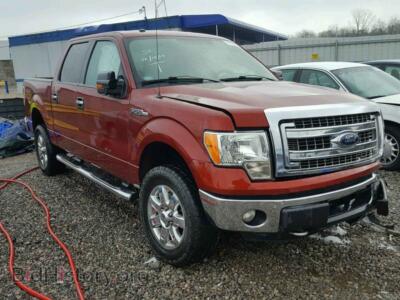 2014 Ford F150 F150 Super, красный — VIN 1FTFW1EF4EKE61399, Copart