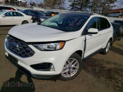 2021 Ford EDGE SEL, white — VIN 2FMPK4J96MBA13283, Copart