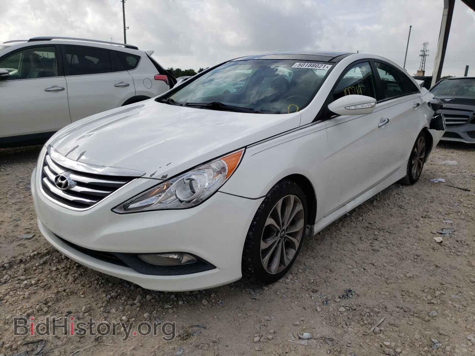 2014 HYUNDAI SONATA - VIN: 5NPEC4ABXEH876315 - Фото 2