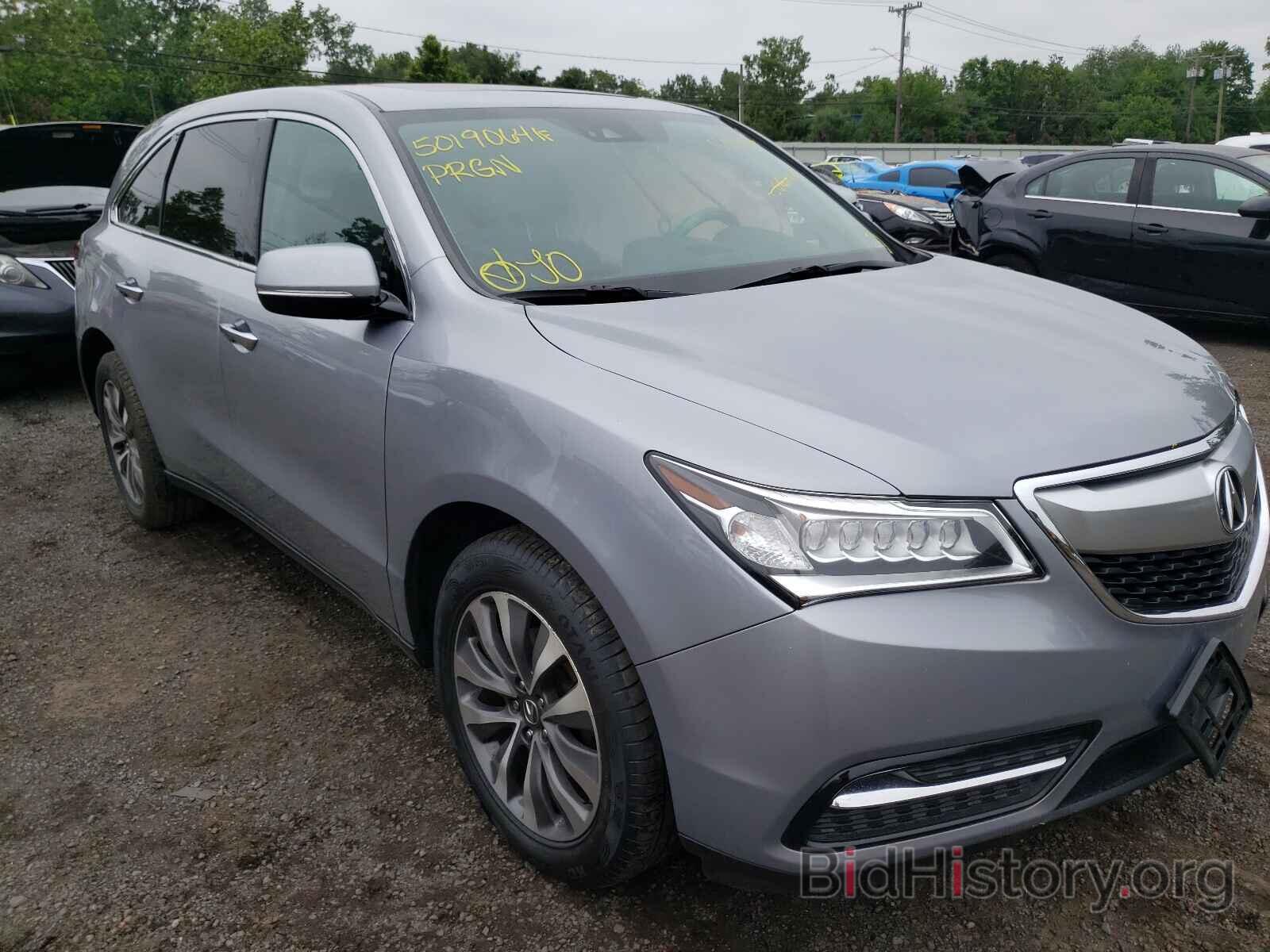 Фотография 5FRYD4H46GB059540 - ACURA MDX 2016